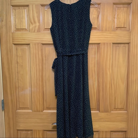 Talbots Pure Silk Black/Tan Dress 4P - Picture 7 of 7